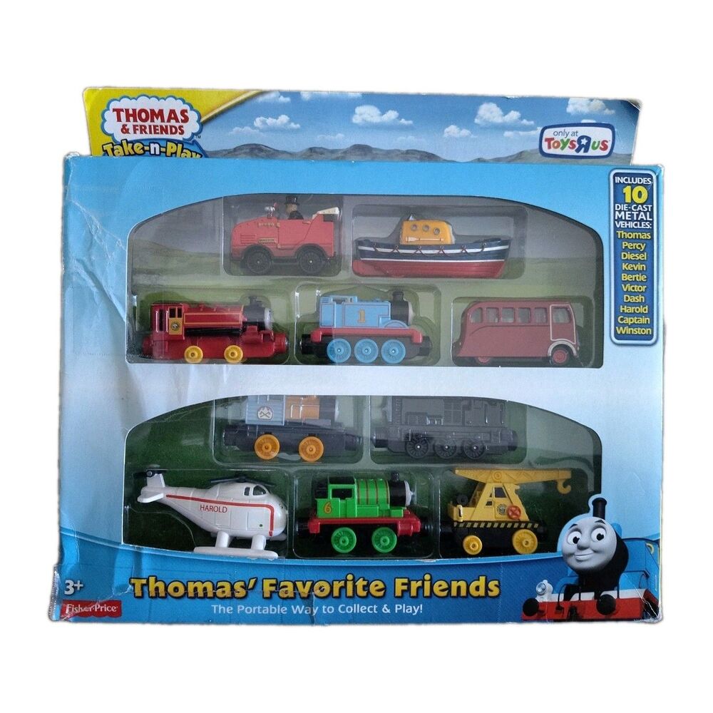 Thomas & Friends Take-N-Play Gift Set 10 Favorite Friends Die-Cast Trains
